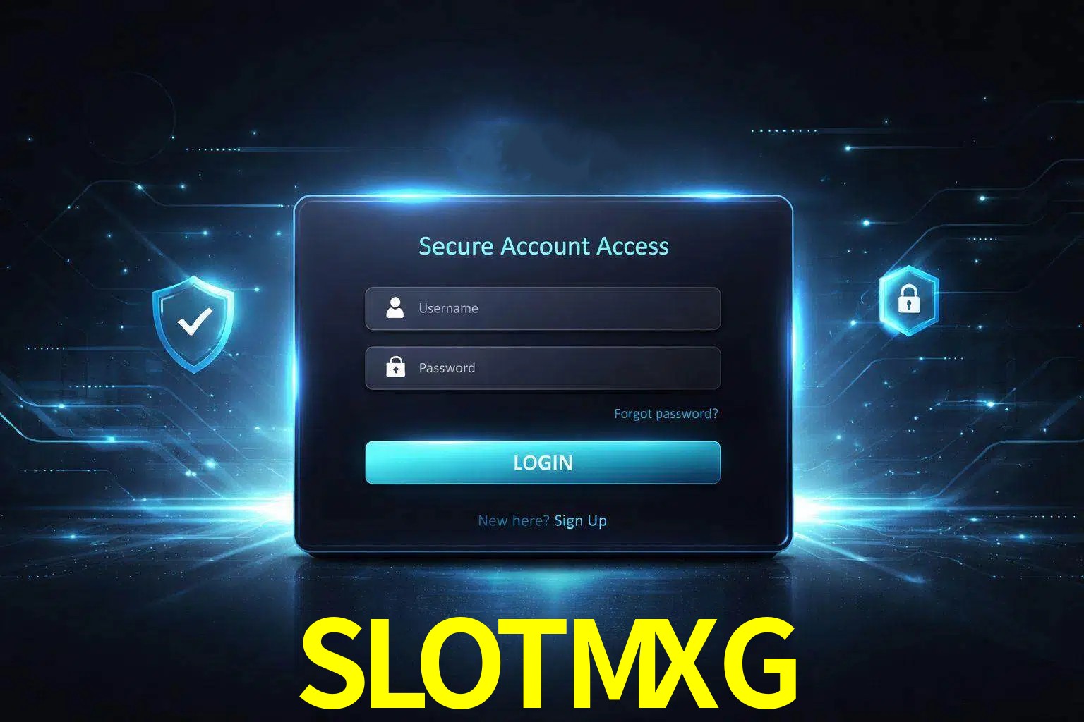Pantalla de inicio de sesión de cuenta SLOTMXG para usuarios en México